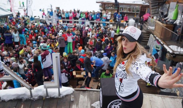 Danser sur la neige à 2400 mètres d’altitude